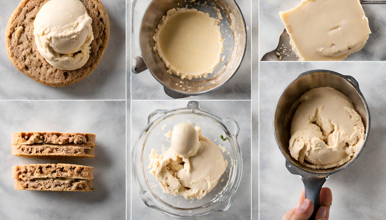 butter pecan ice cream sandwiches