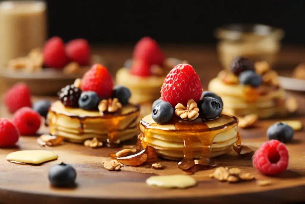 Discover our quick and delicious Pancake Bites recipe. Ideal for busy mornings or a fun brunch - bite-sized, tasty, and versatile!