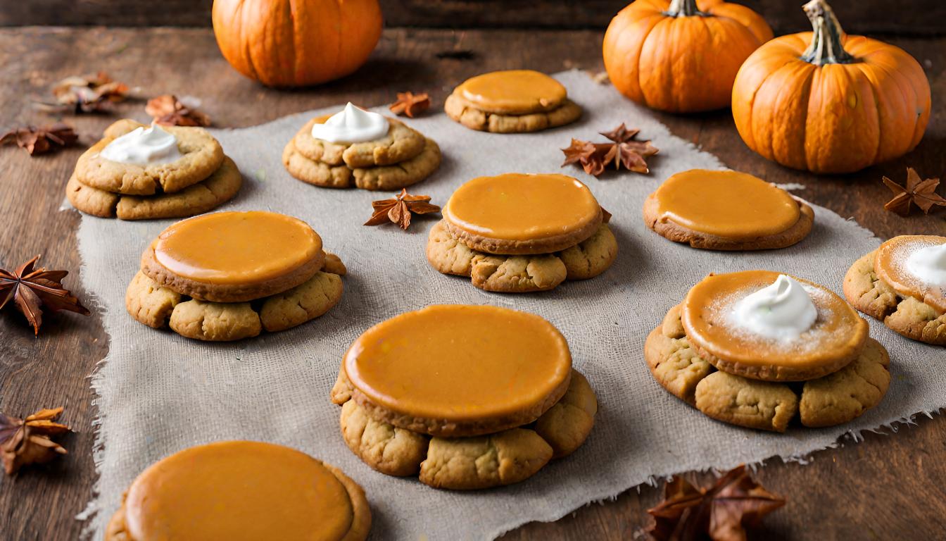 pumpkin pie cookie