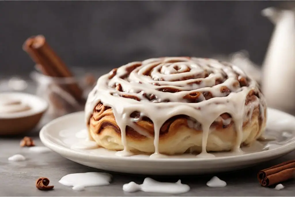 cinnamon roll icing