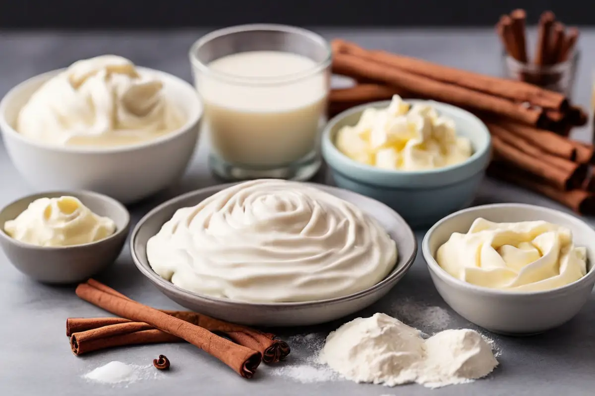 cinnamon roll icing