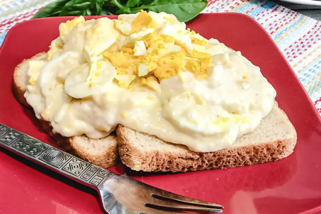 Creamed Eggs on Toast